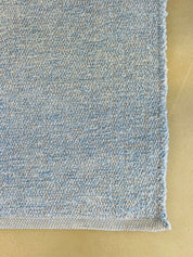 Tapis - bleu ciel sans franges