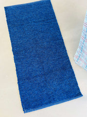 Tapis - bleu majorelle sans franges