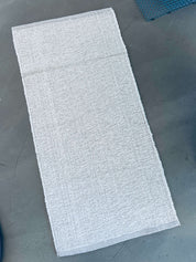 Tapis - blanc sans franges