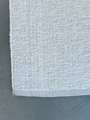 Tapis - blanc sans franges