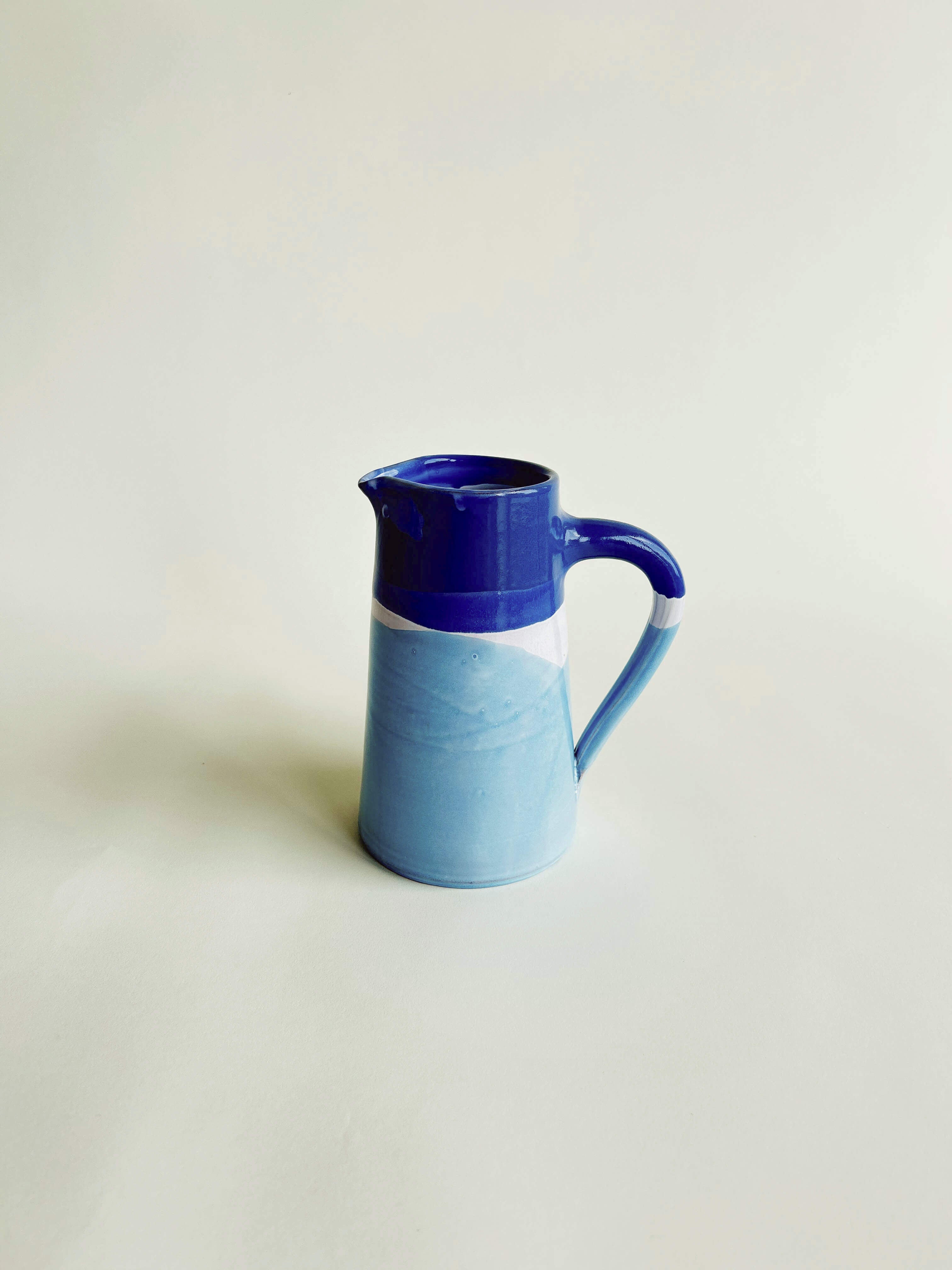 Pichet Droit S Bleu, Blanc