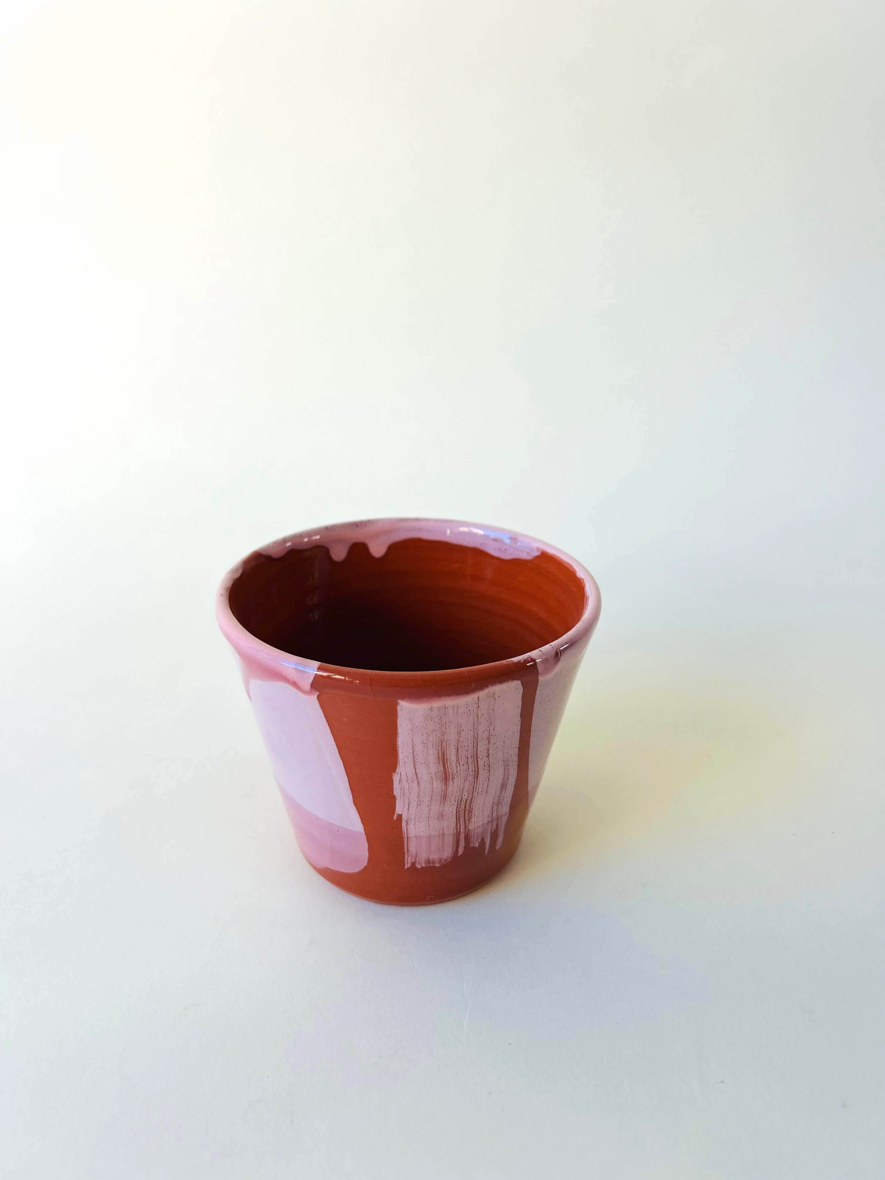 Tasse - terracotta, rose