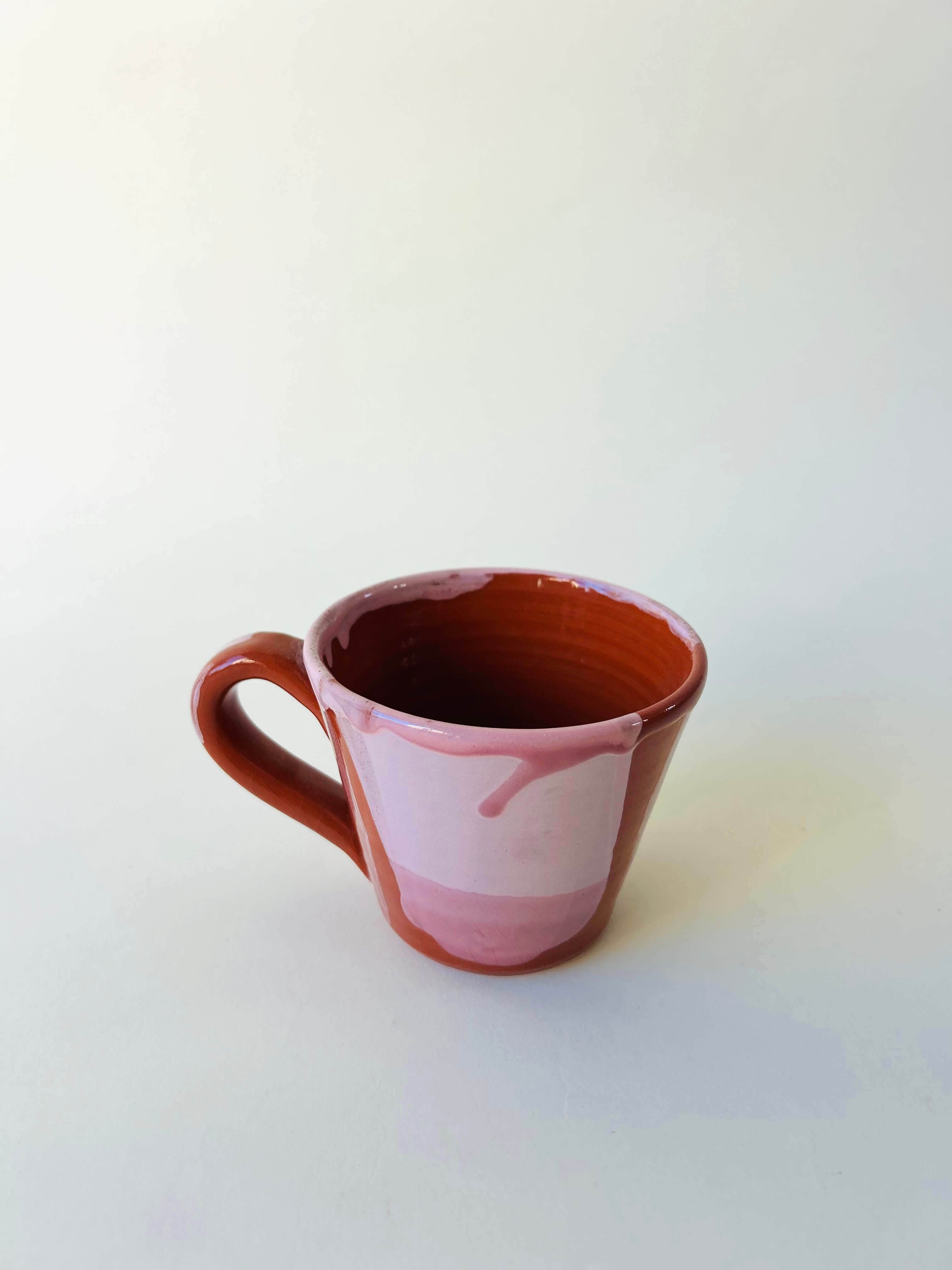 Tasse - terracotta, rose