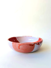 Bowl - blanc, corail, rouge