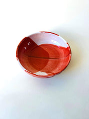 Bowl - blanc, corail, rouge