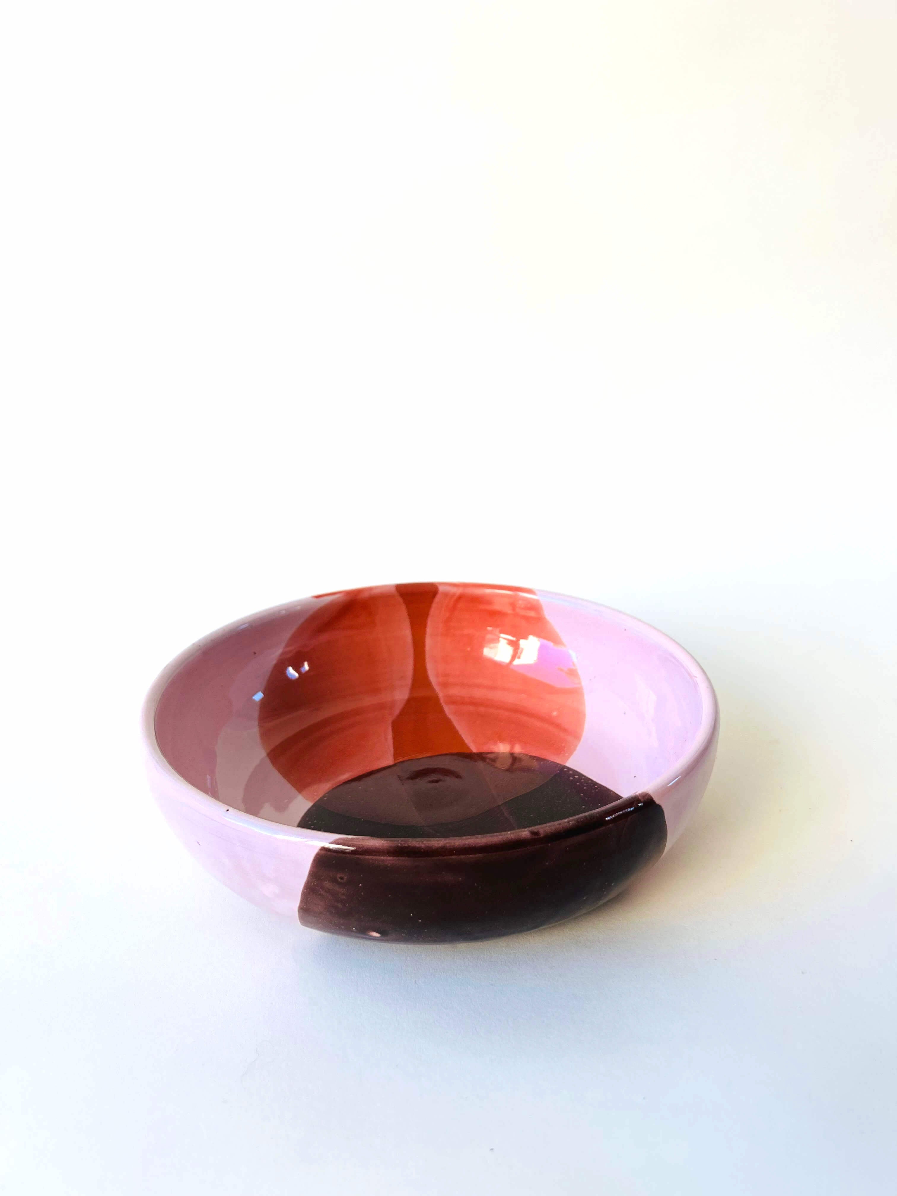 Bowl - rose, corail, marron