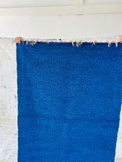 Tapis bleu majorelle