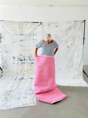 Tapis couleur rose