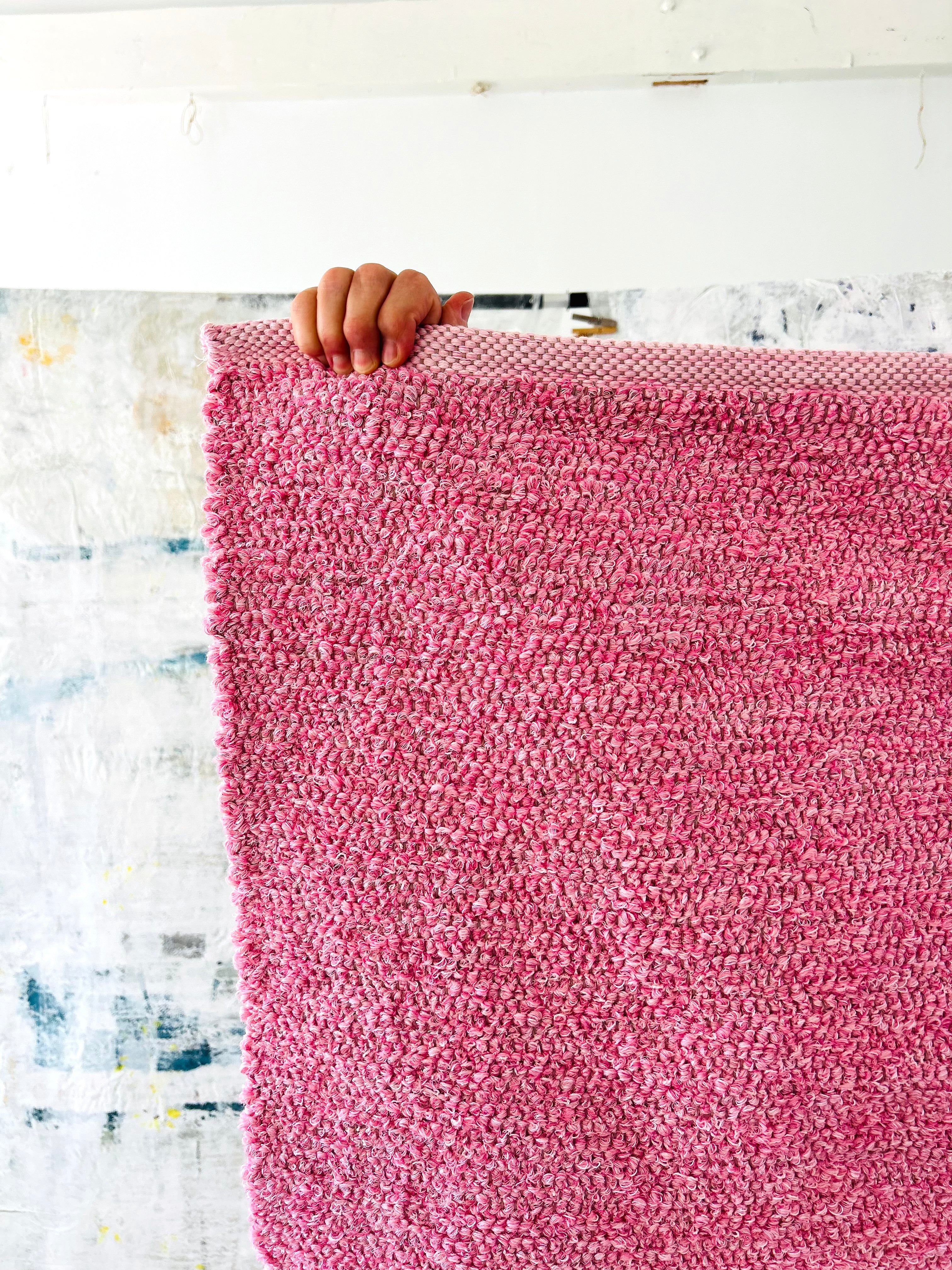 Tapis couleur rose