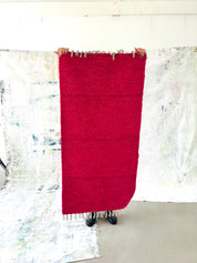 Tapis couleur rose fushia