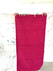 Tapis couleur rose fushia