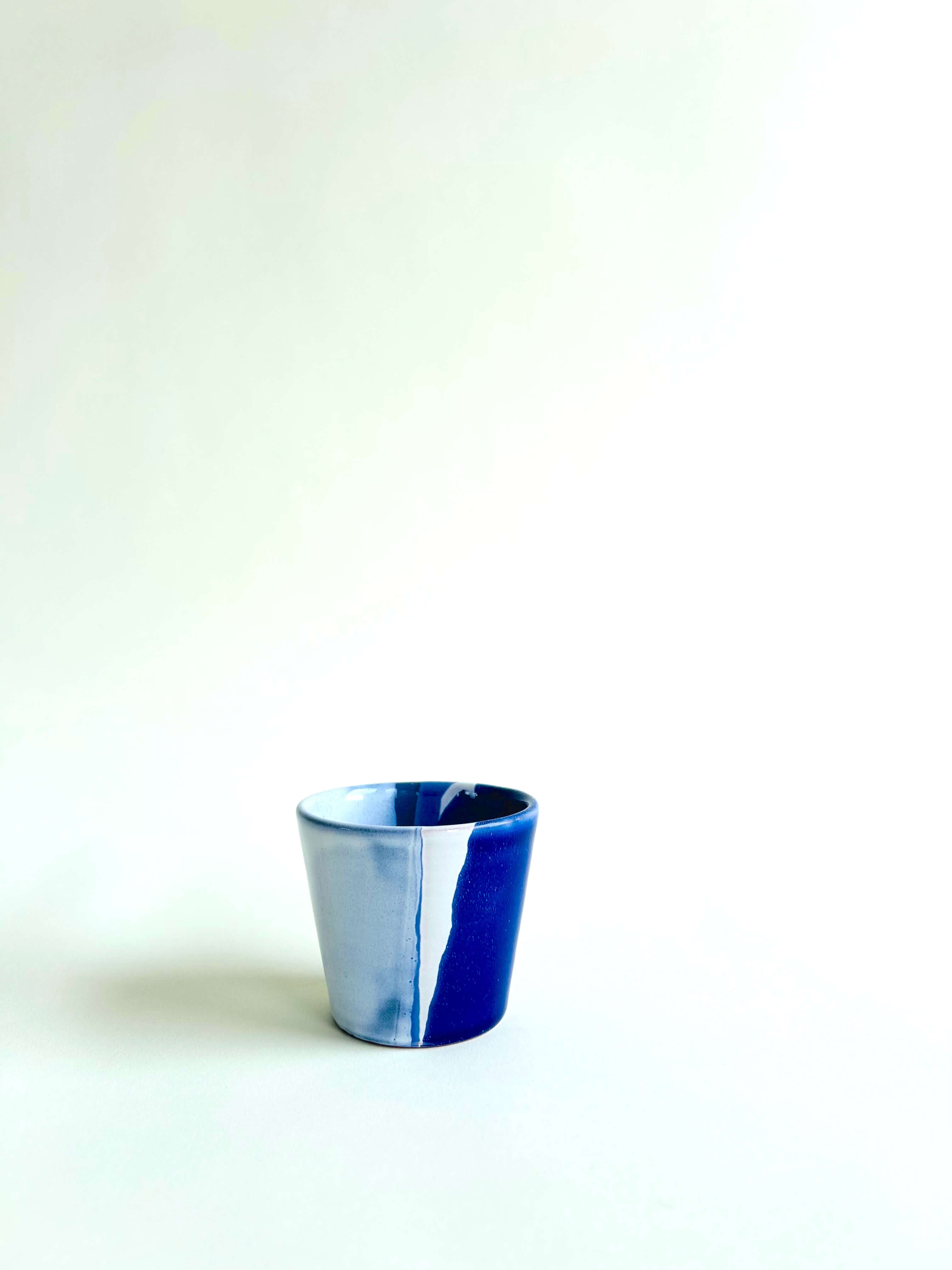 Mini Mug -  Bleu et Blanc