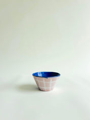 Petite coupelle -  Blanc mat & Bleu