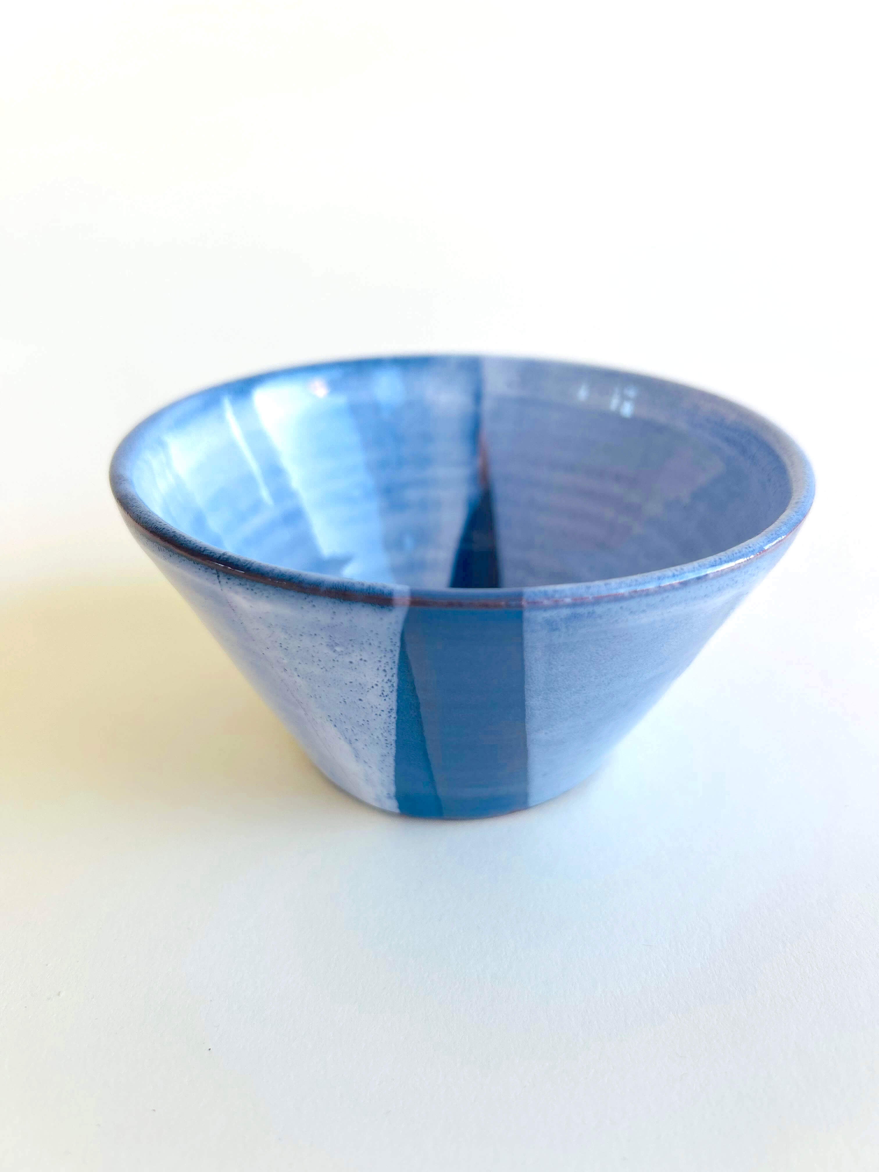 Coupelle - blanc, bleu
