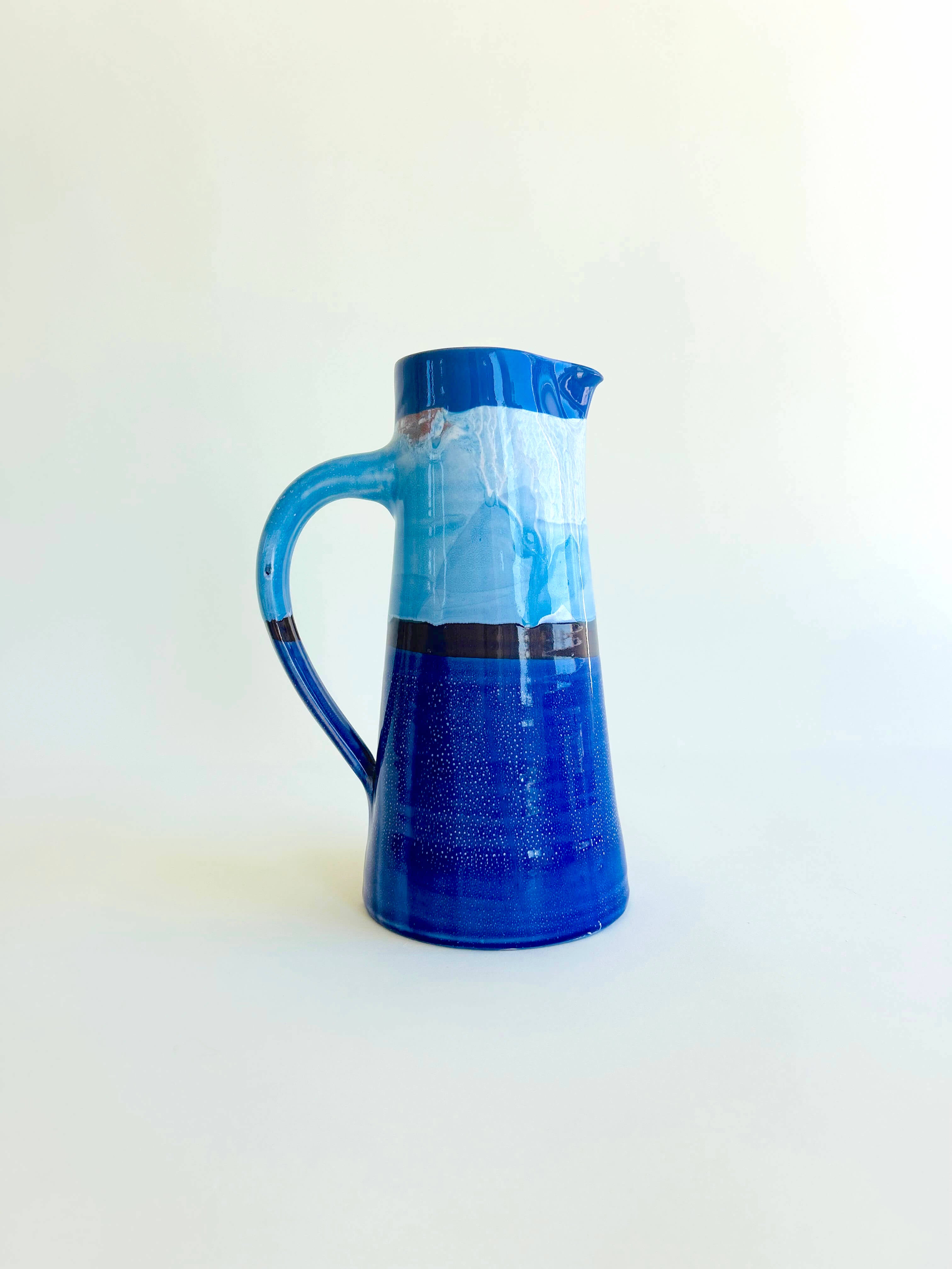 Pichet droit L - bleu