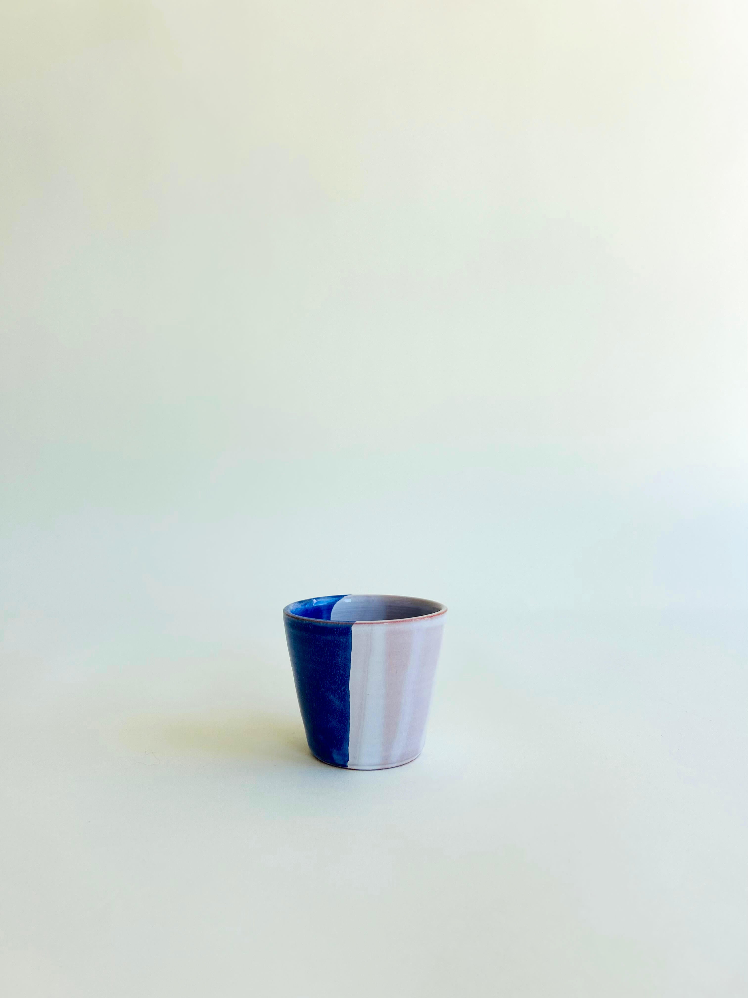 Mini Mug -  blanc, bleu