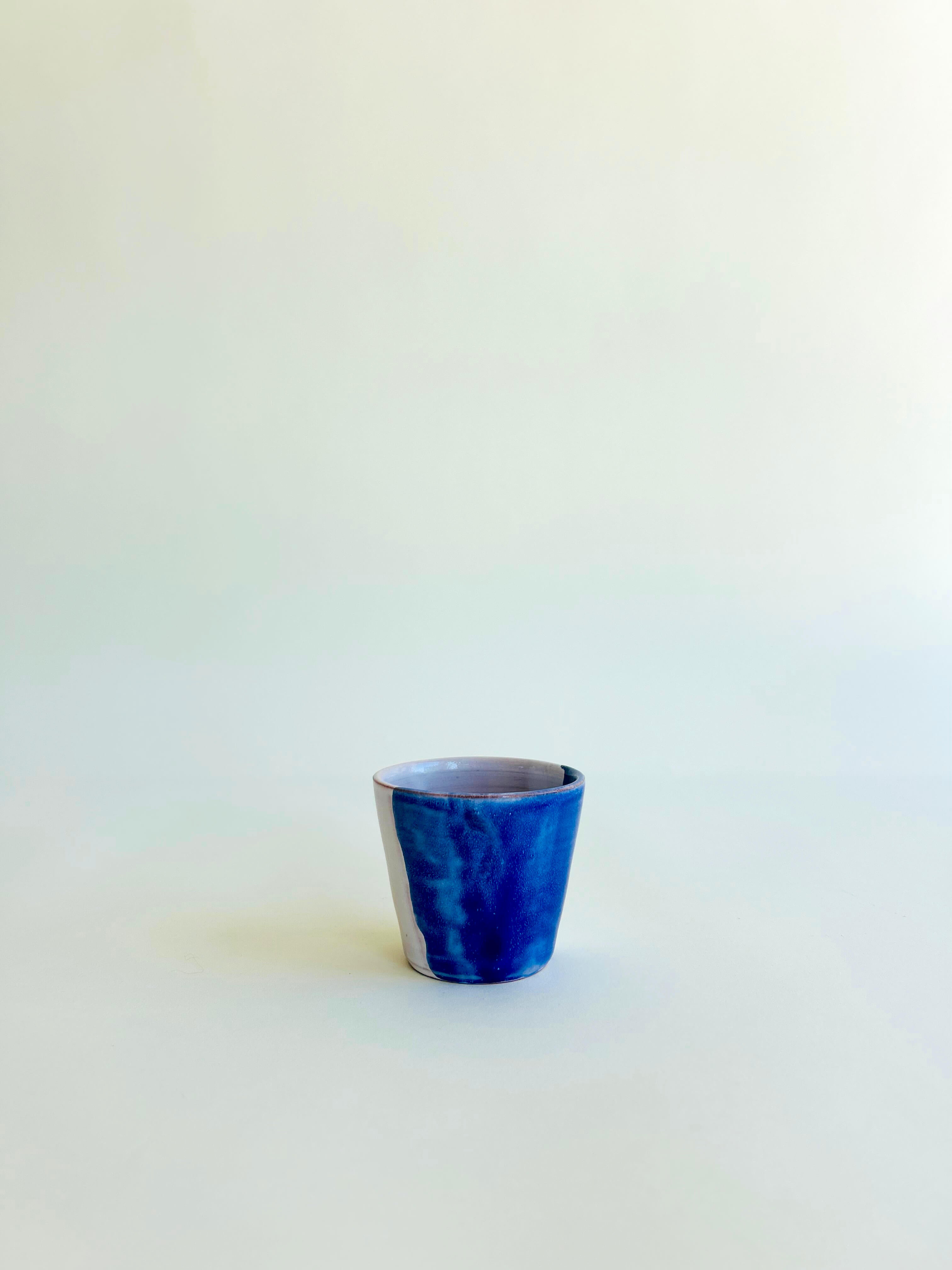 Mini Mug -  blanc, bleu