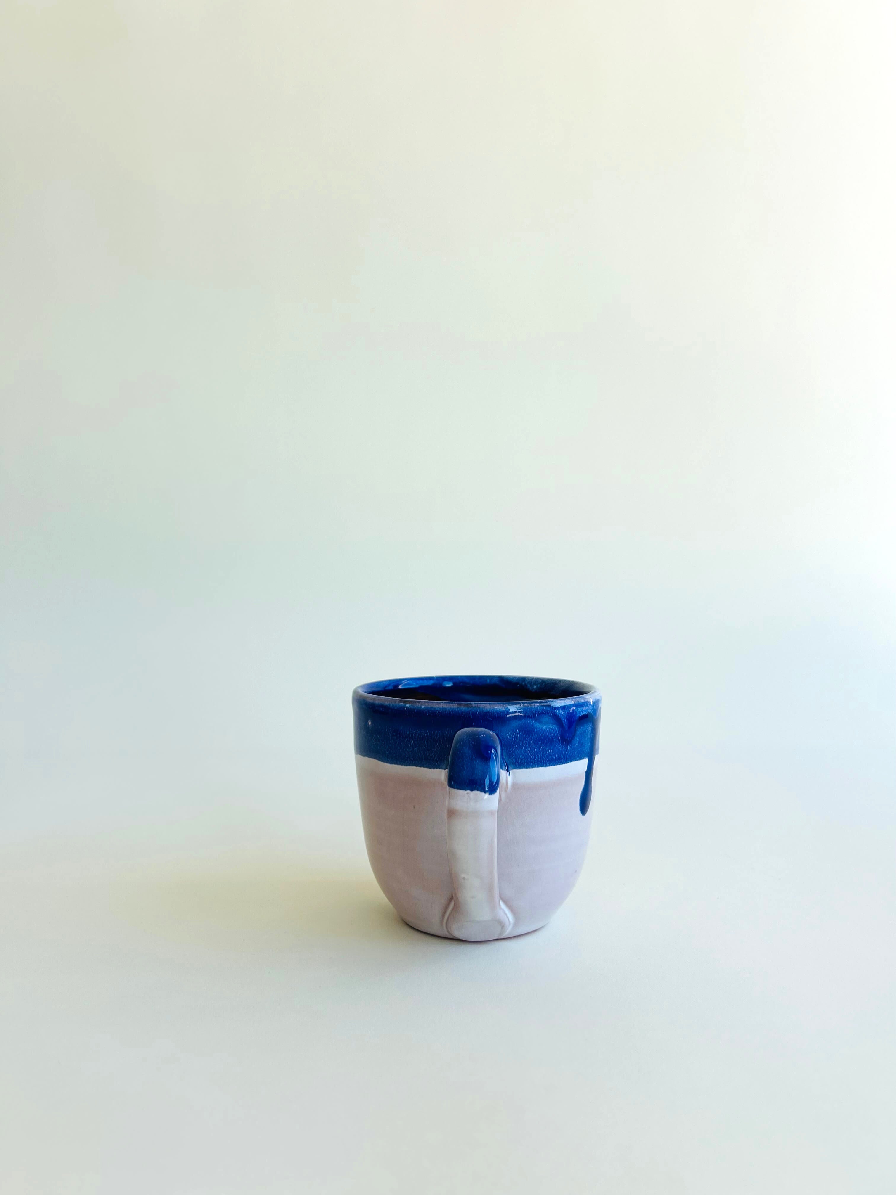 Tasse - blanc, bleu