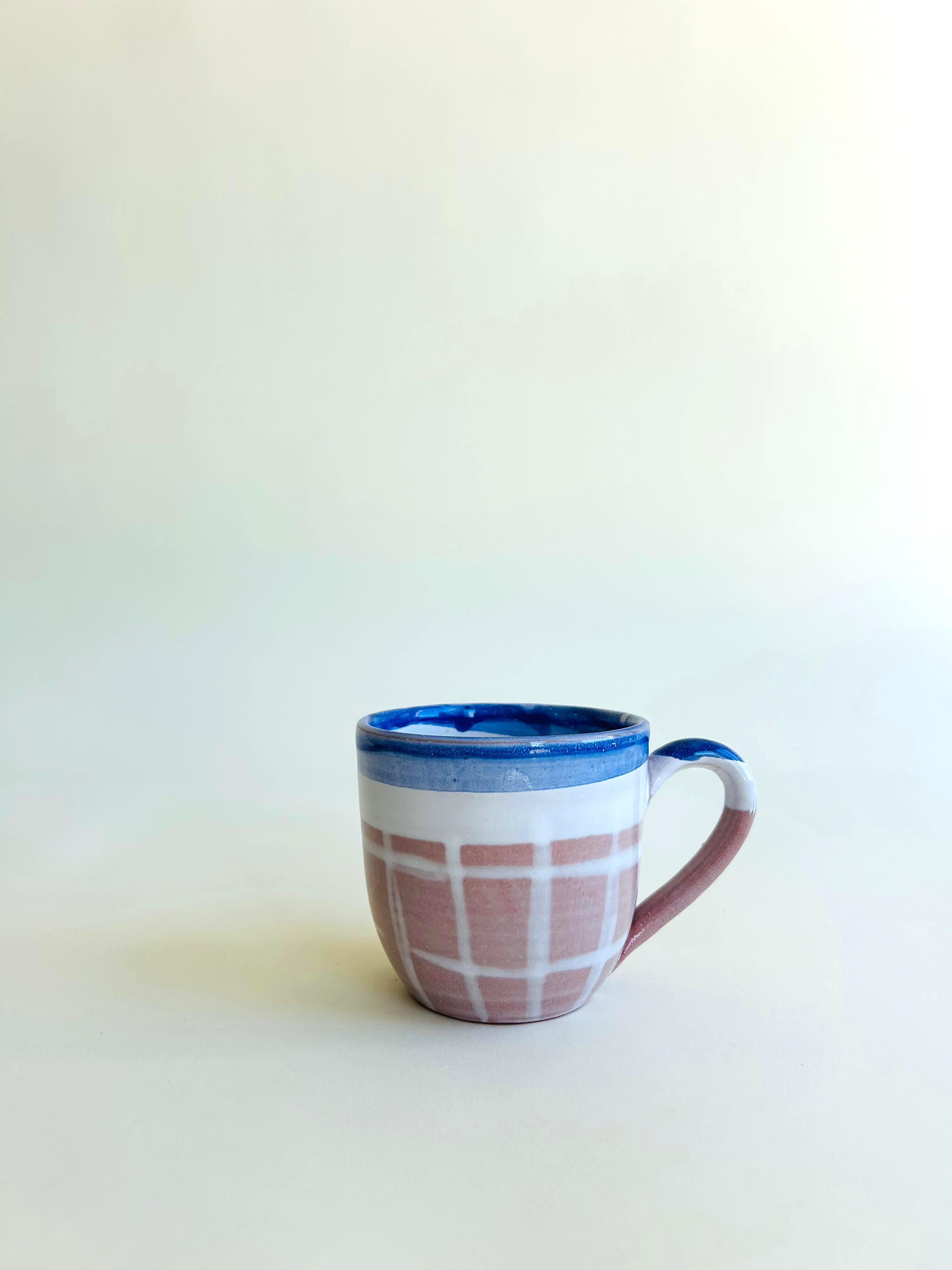 Tasse - blanc, bleu
