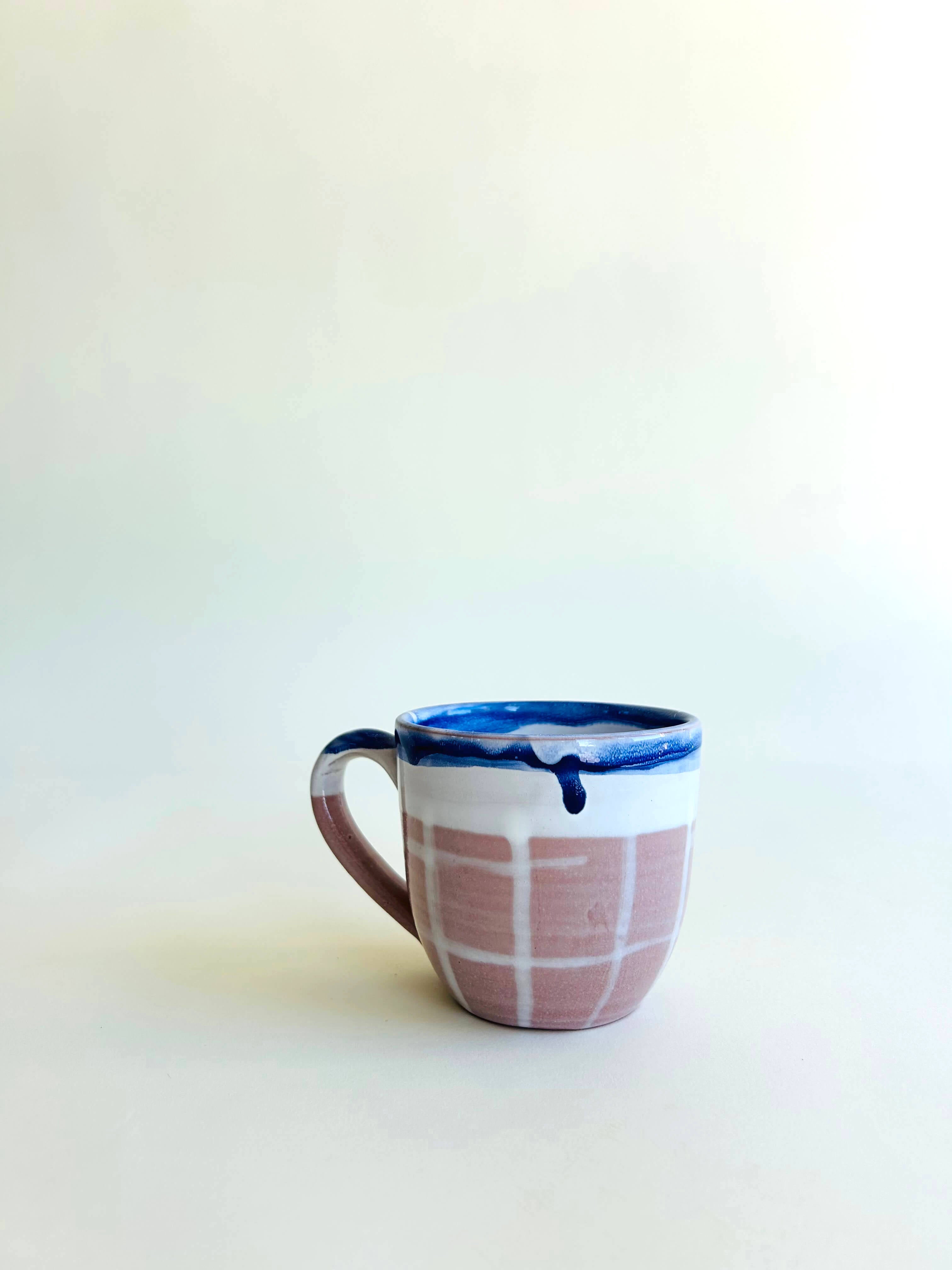 Tasse - blanc, bleu