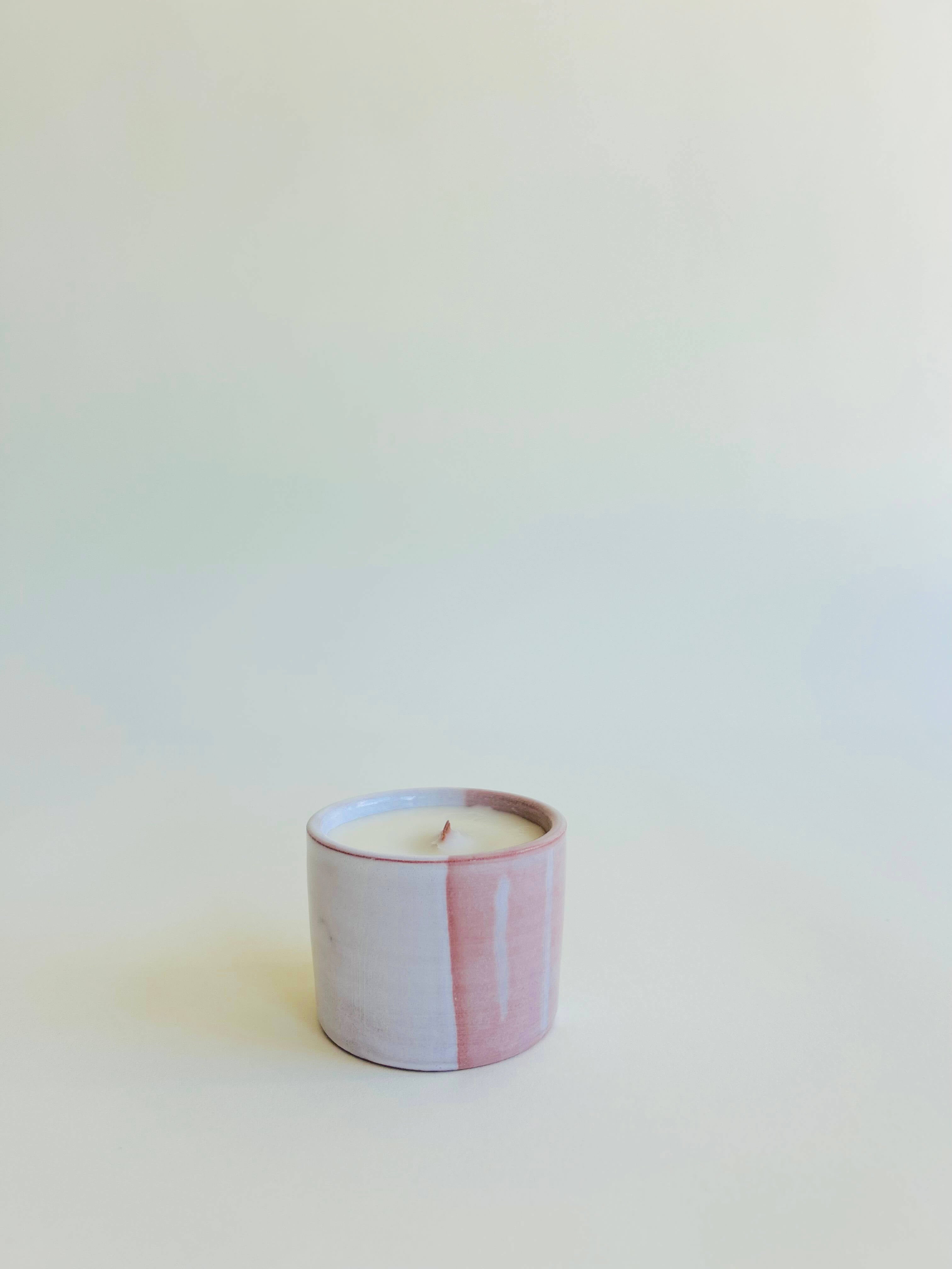 Bougie - blanc brillant et mat