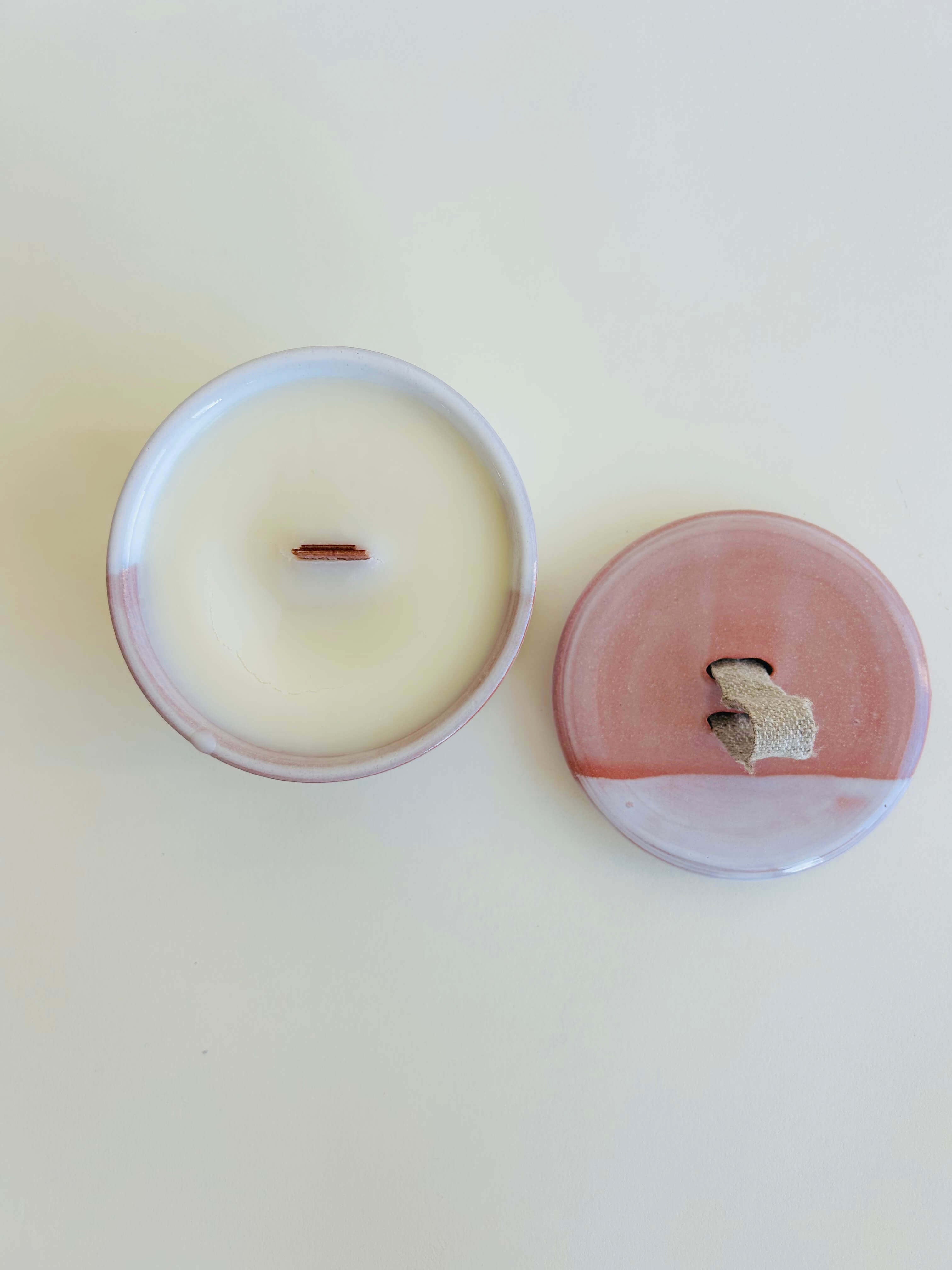 Bougie - blanc brillant et mat