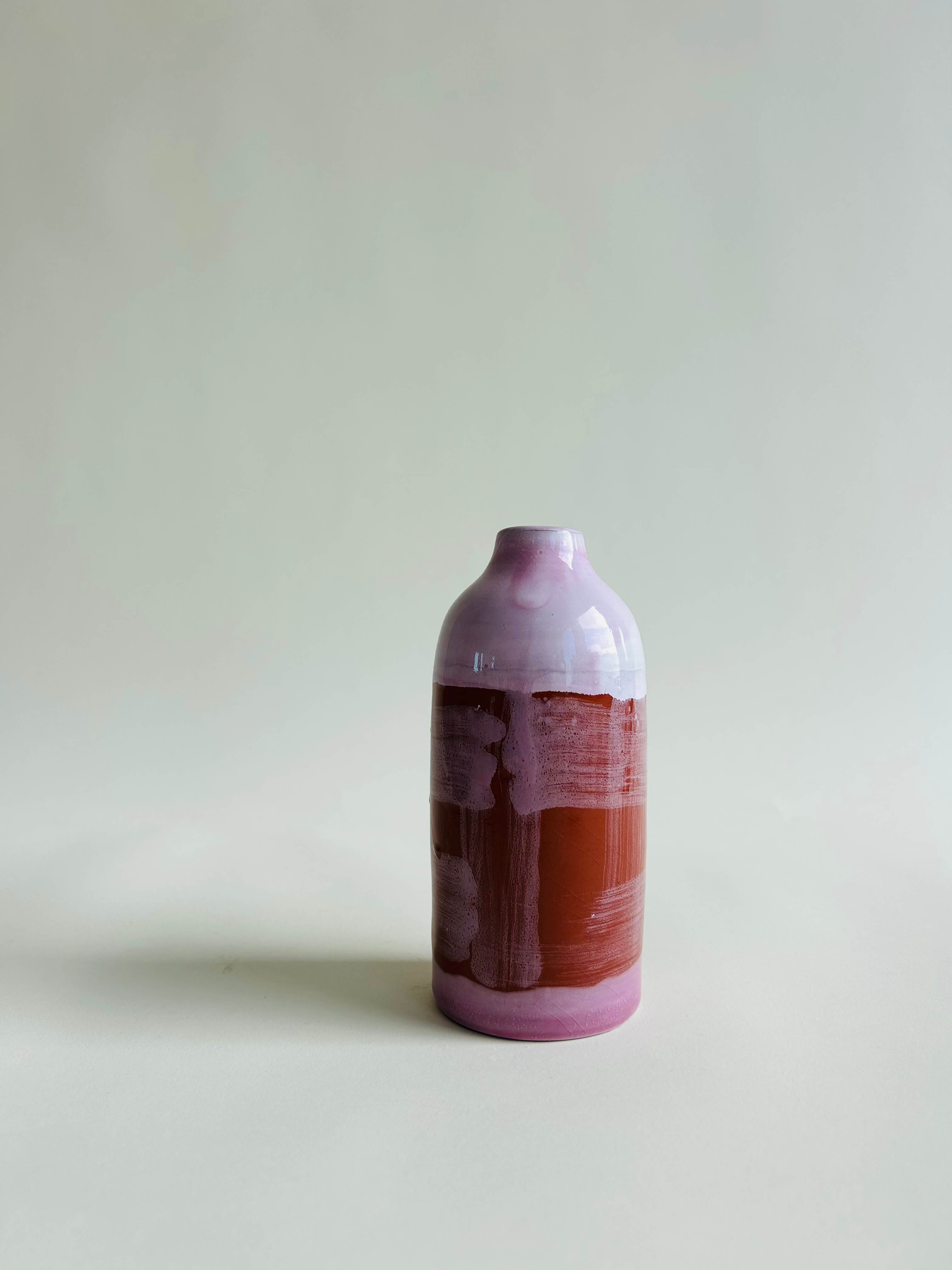 Vase soliflore S - terracotta, rose pâle