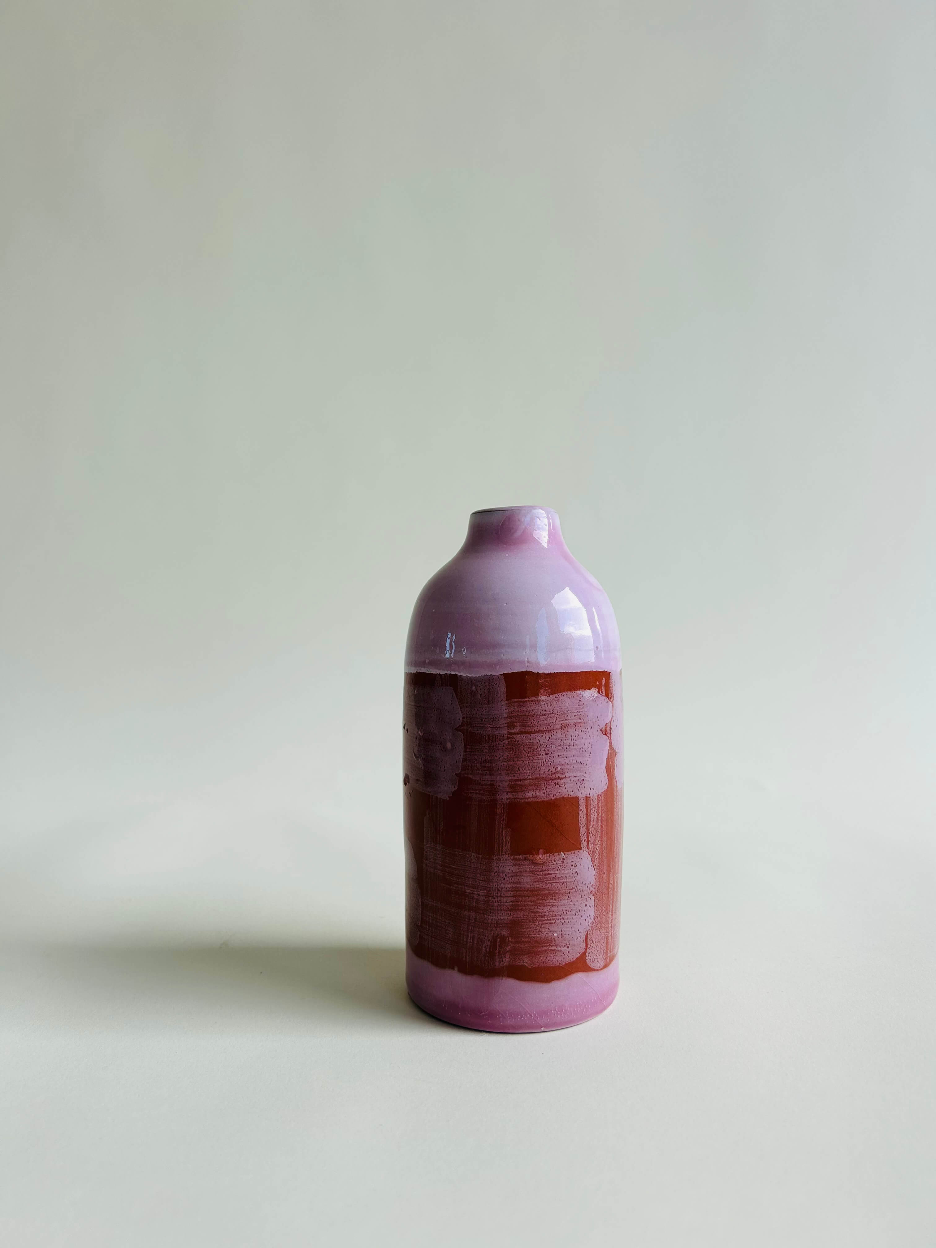 Vase soliflore S - terracotta, rose pâle