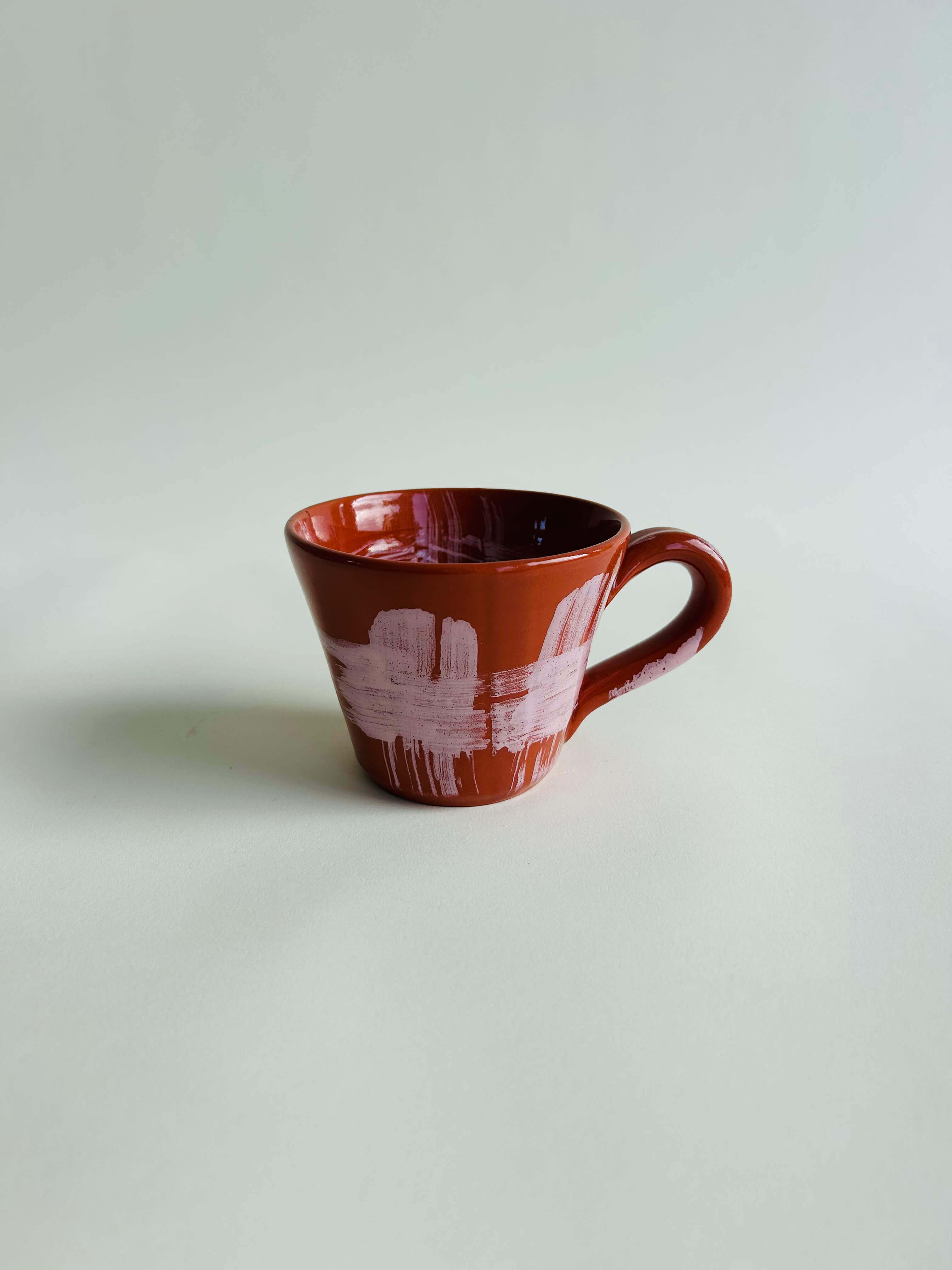 Tasse - terracotta, rose