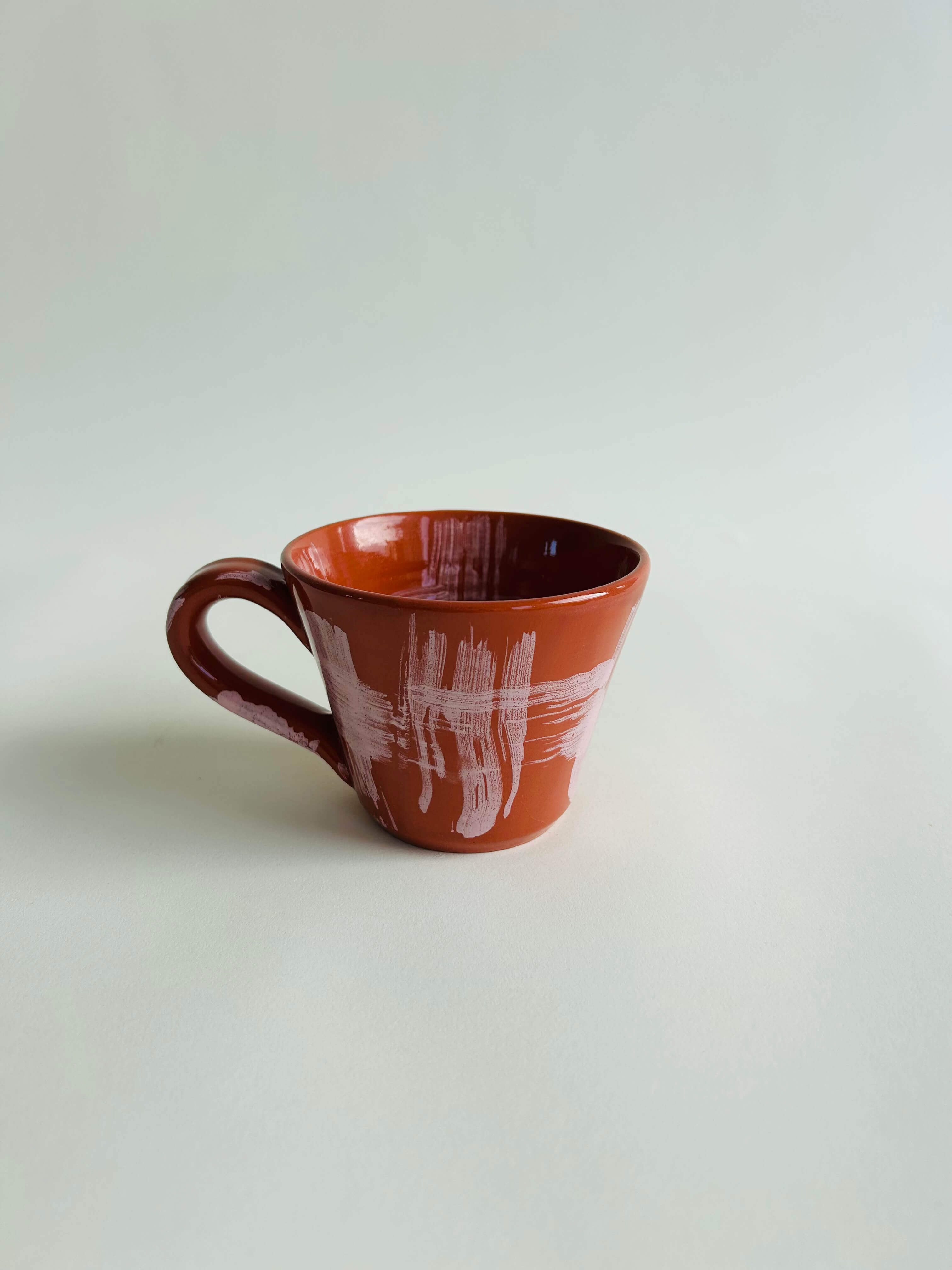Tasse - terracotta, rose
