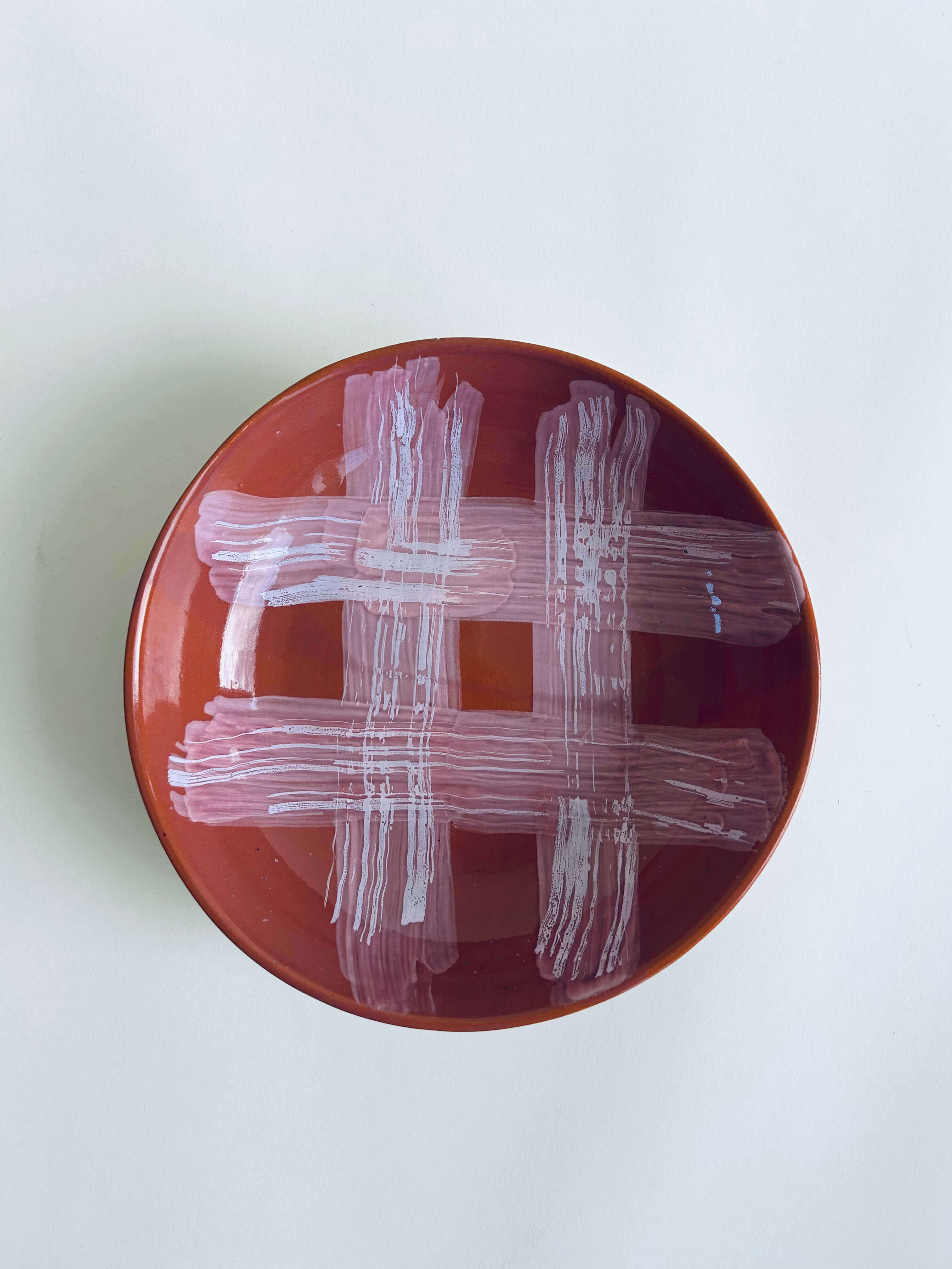 Bowl - terracotta, rose pâle