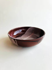 Bowl, blanc, marron