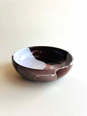 Bowl, Blanc, marron