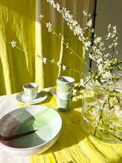 Bowl - vert, blanc, rose