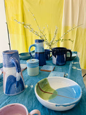 Bowl - bleu ciel, vert, blanc