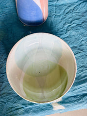 Bowl - bleu glacé, vert eau, blanc