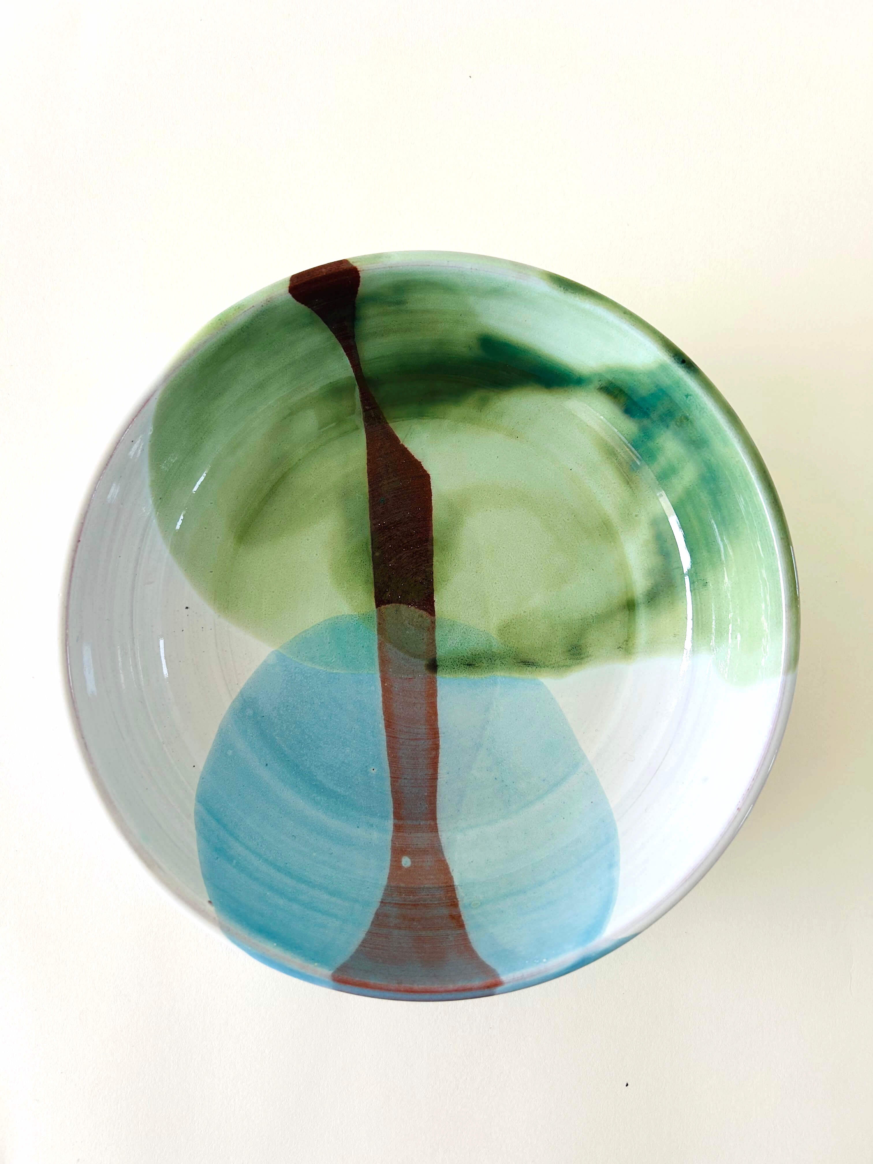 Bowl - vert, blanc, bleu ciel