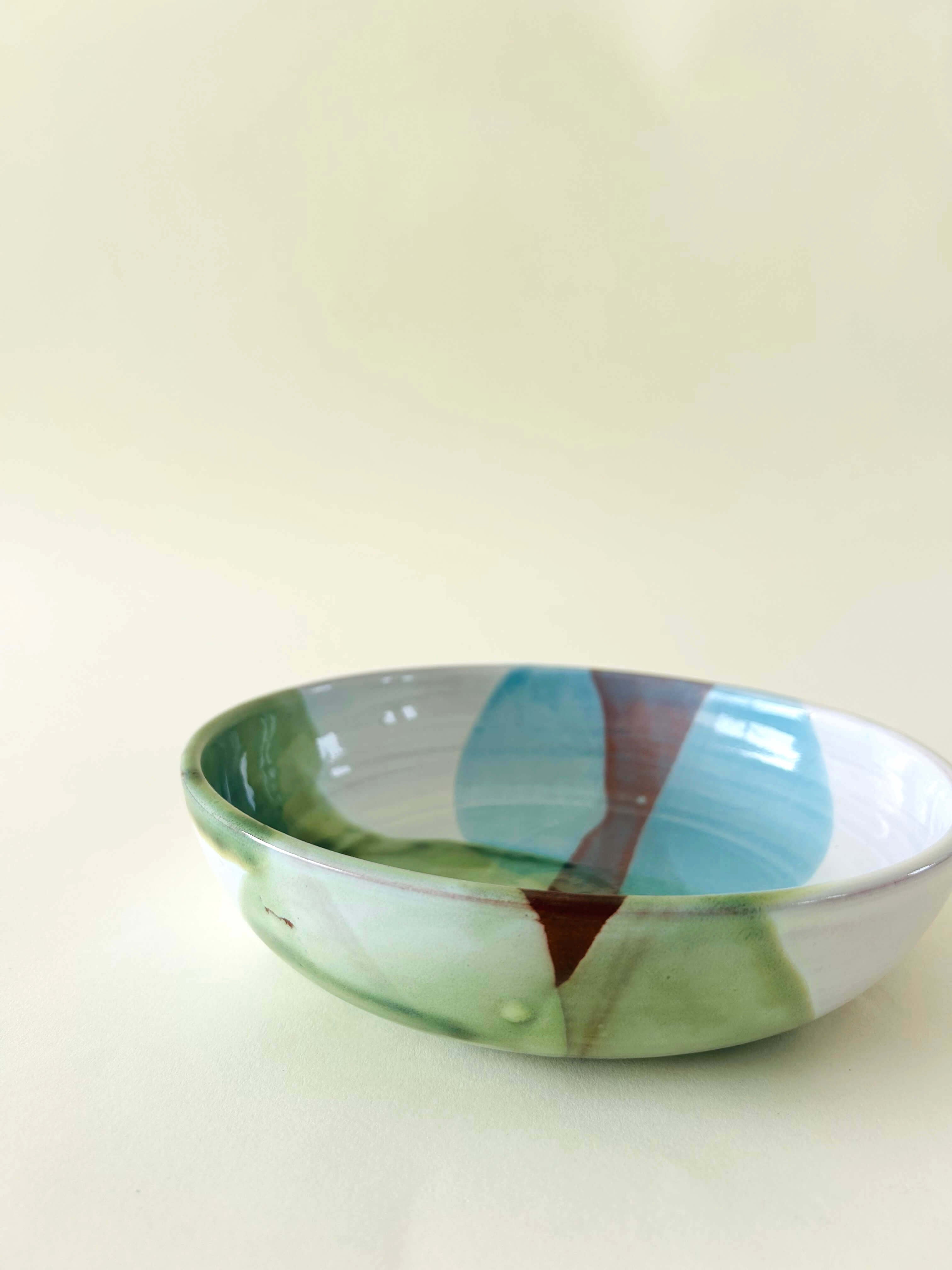 Bowl - vert, blanc, bleu ciel