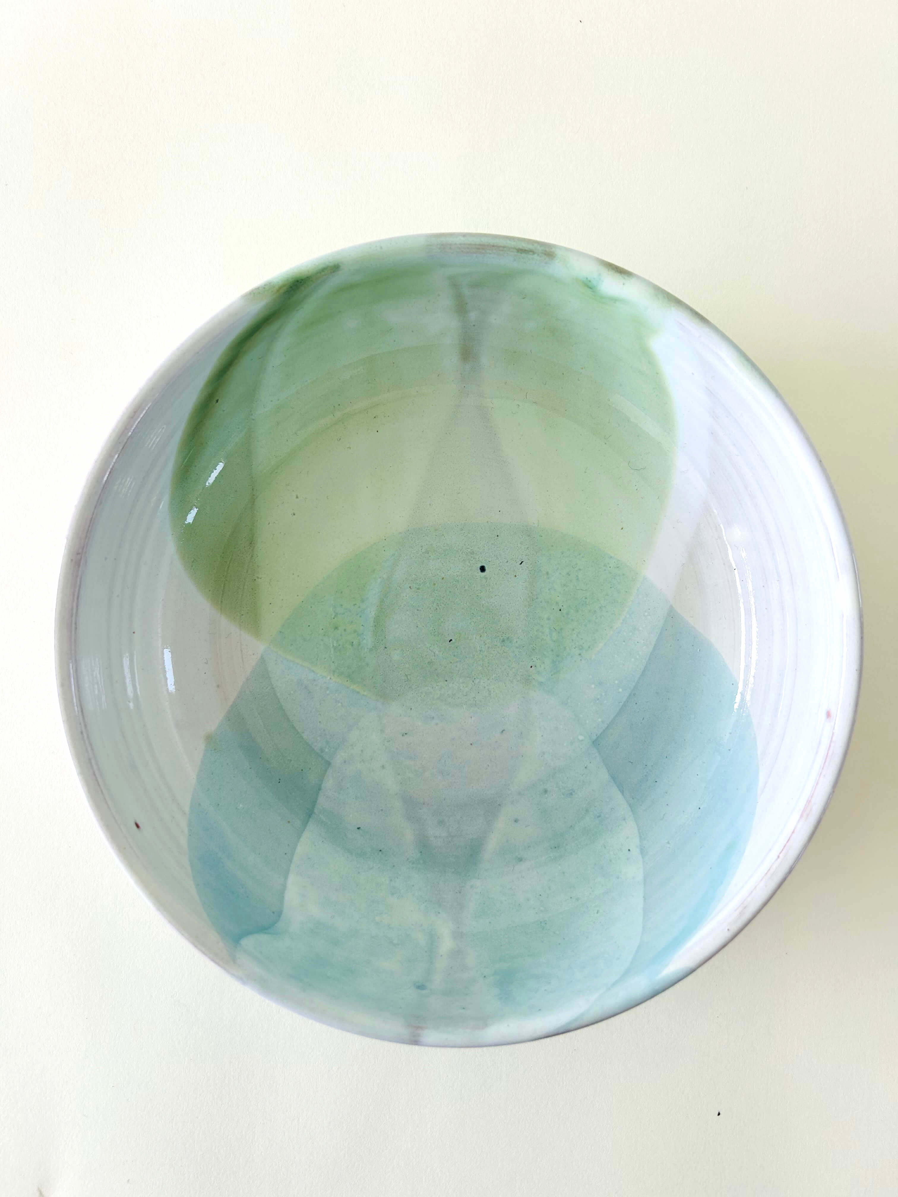 Bowl - bleu glacé, vert eau, blanc