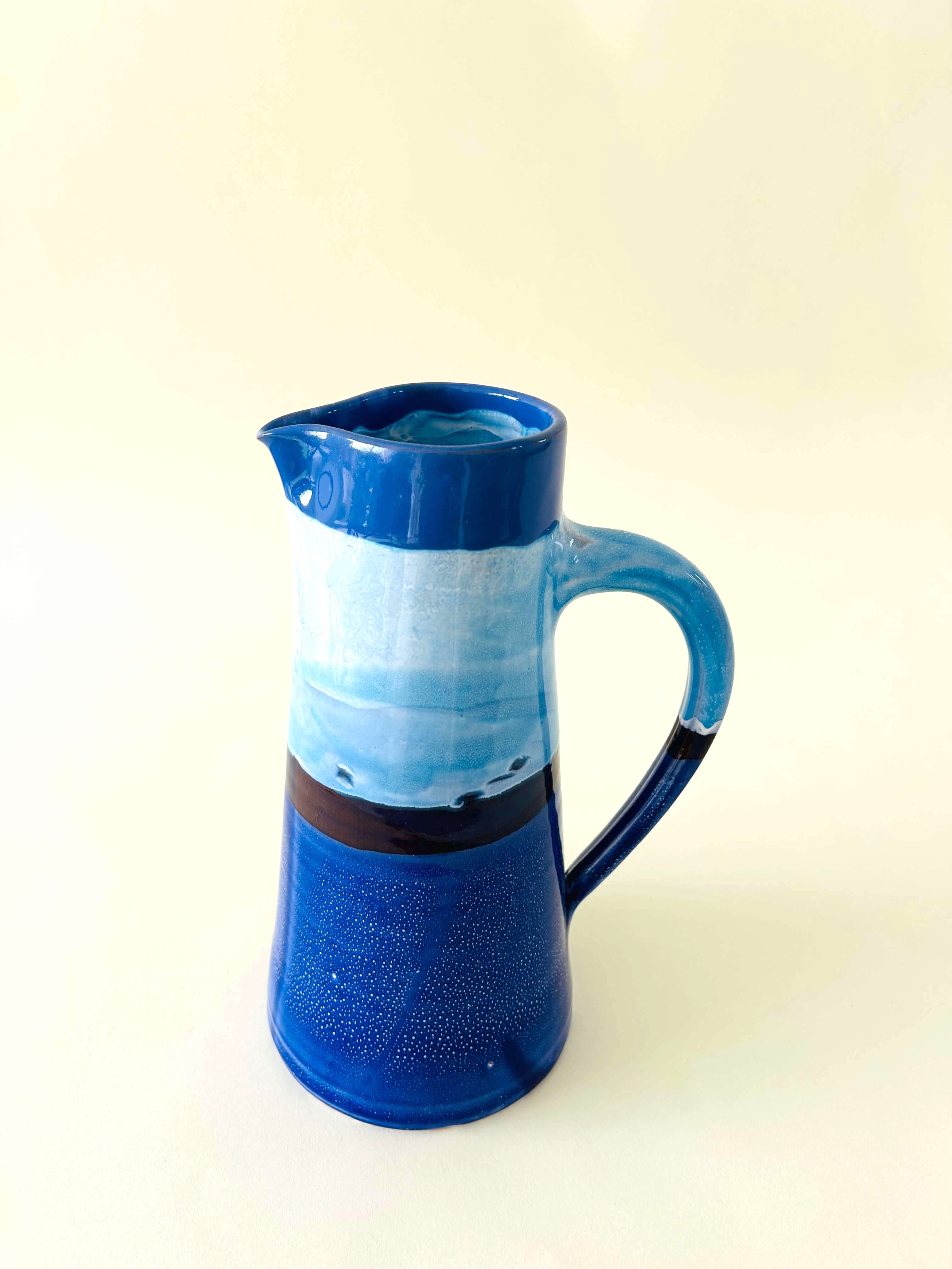 Pichet droit L - bleu