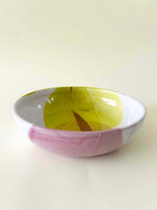 Bowl Blanc, jaune, rose