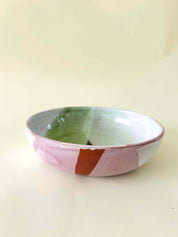 Bowl - vert, blanc, rose