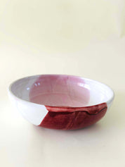 Bowl - aubergine, blanc, rose