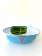 Bowl - bleu, vert, blanc