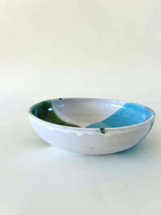 Bowl - bleu, vert, blanc