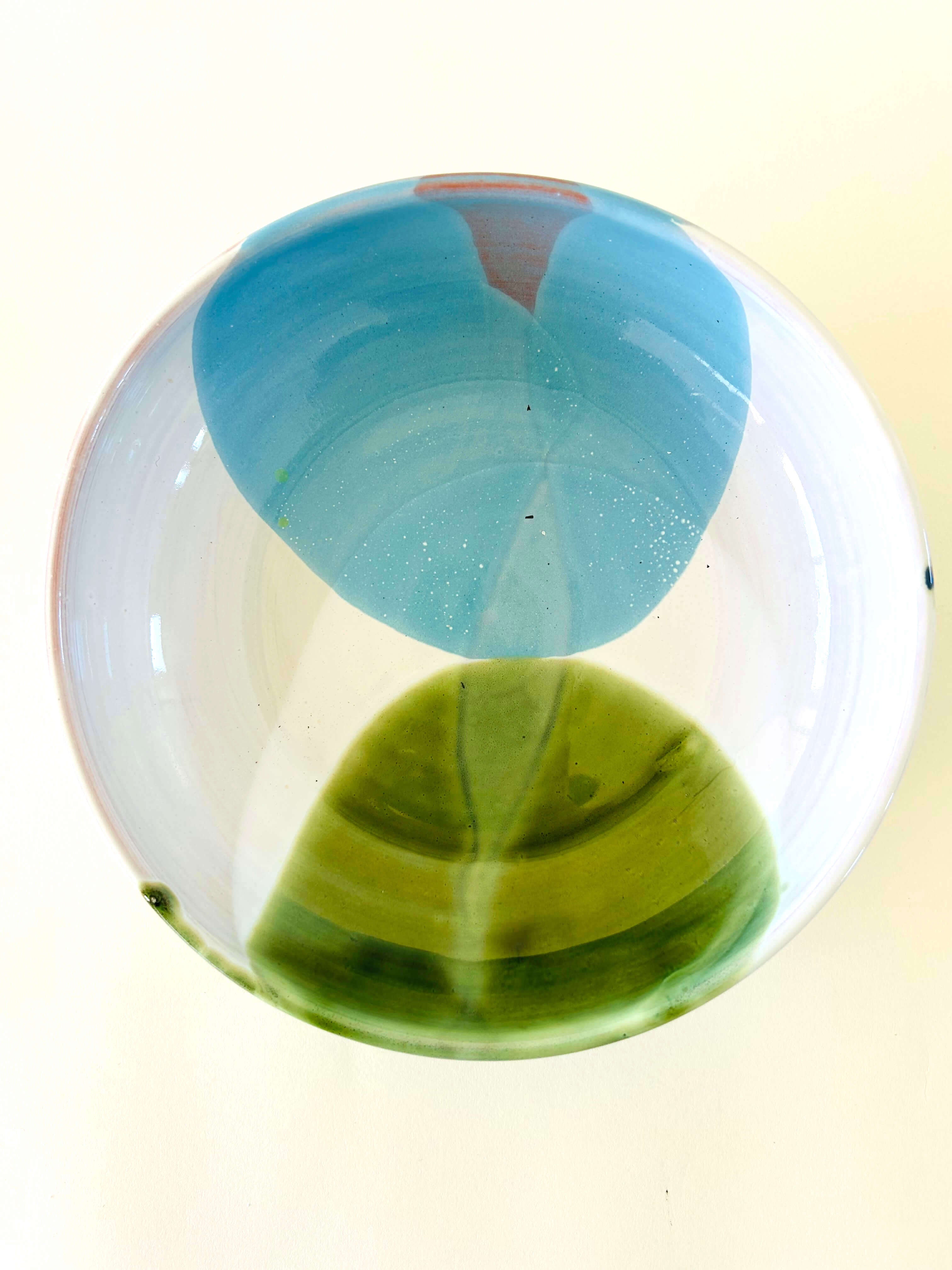 Bowl - bleu, vert, blanc