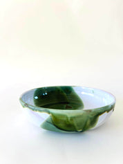 Bowl - blanc, vert