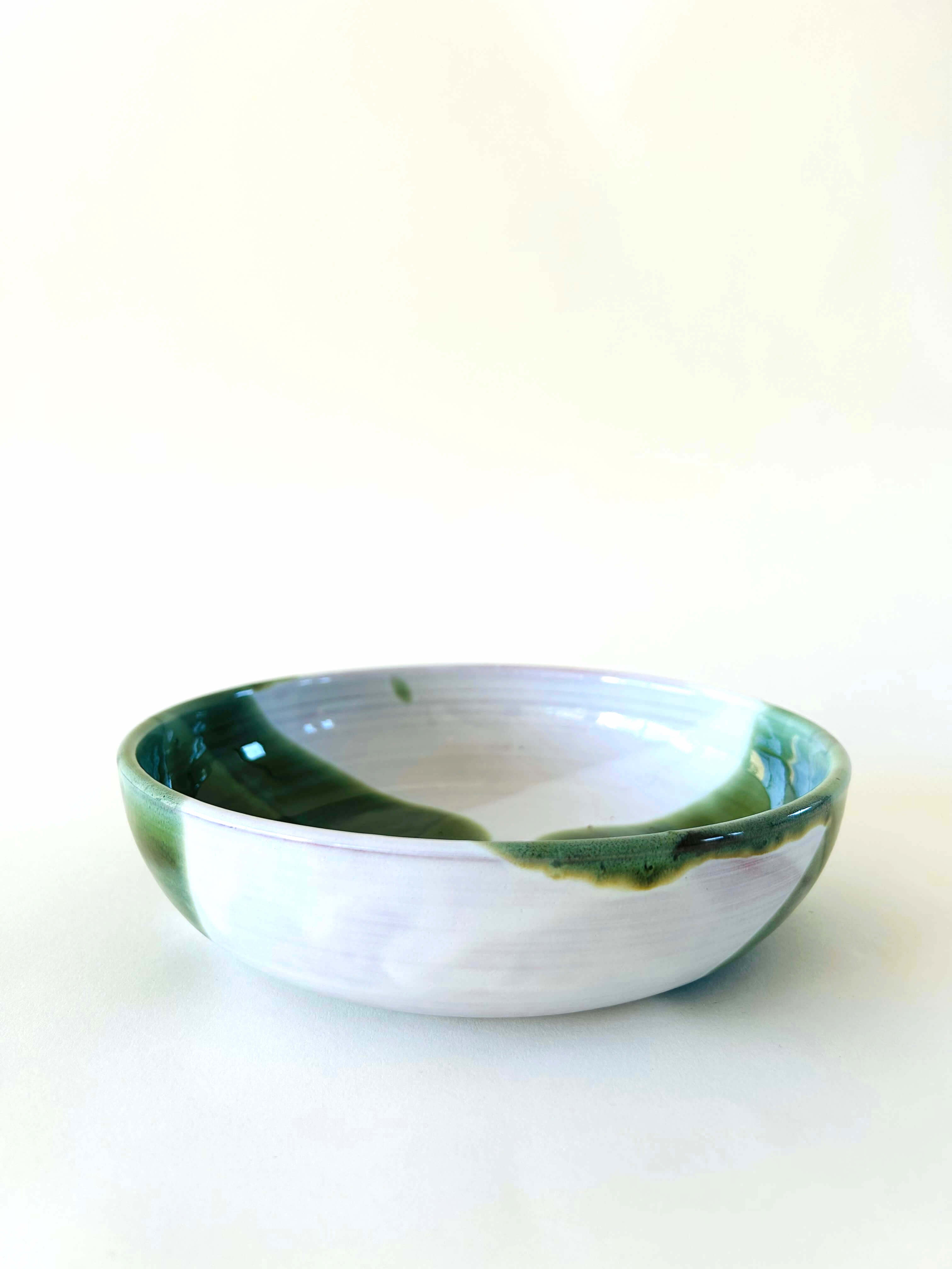 Bowl - blanc, vert