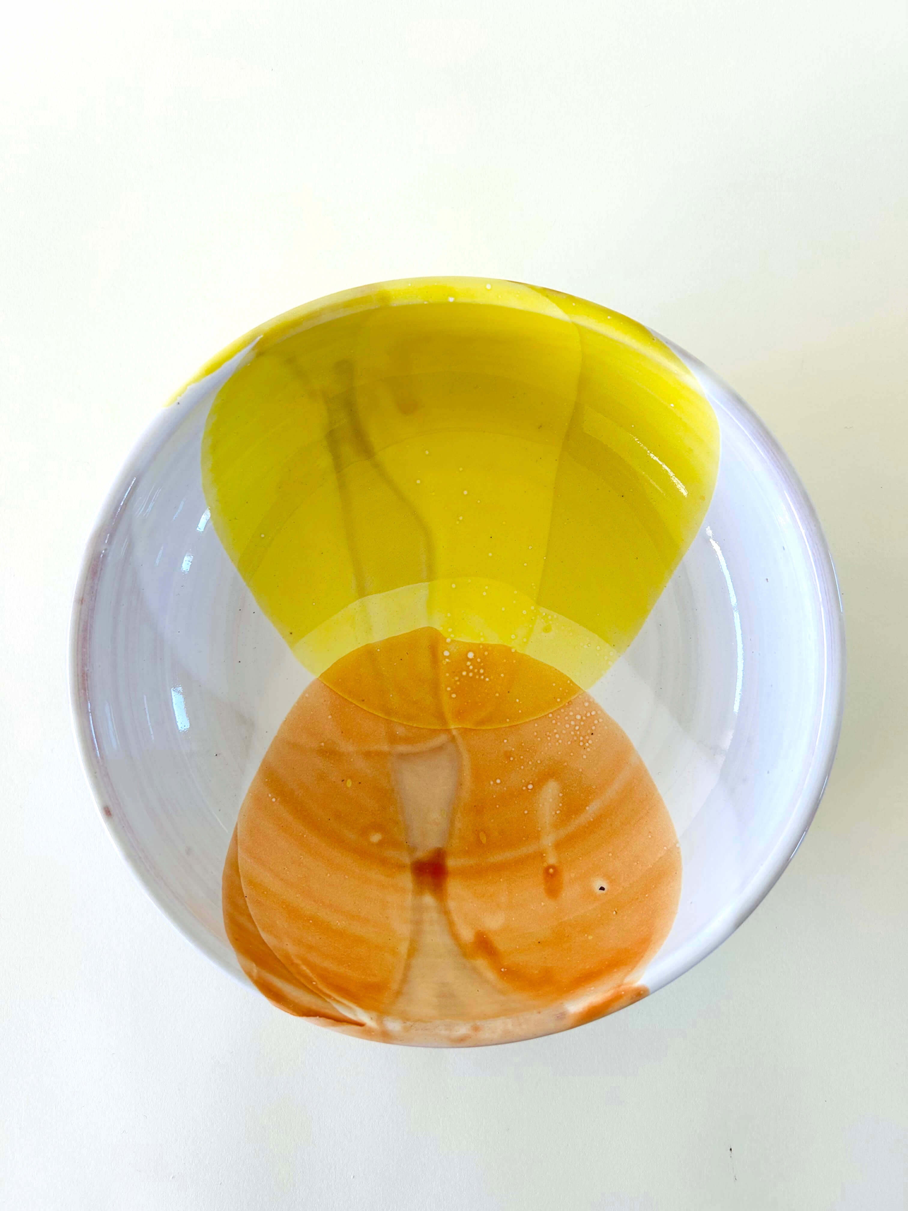 Bowl - orange, blanc, jaune
