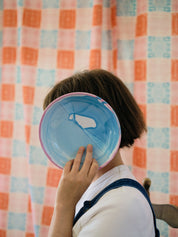 Assiette Creuse / Bowl  Blanc, Rose, Bleu